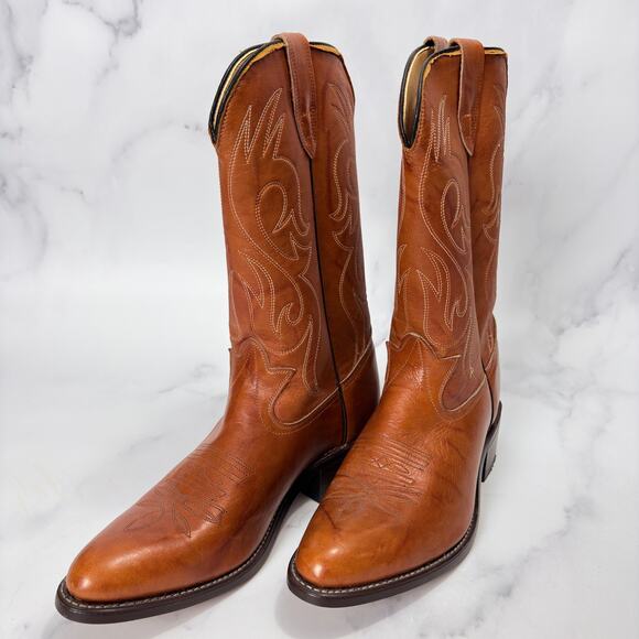 Republic Boot Company Cimarron Handmade Cowboy Boots Mens 10.5 Style 51635 NWT main image 10